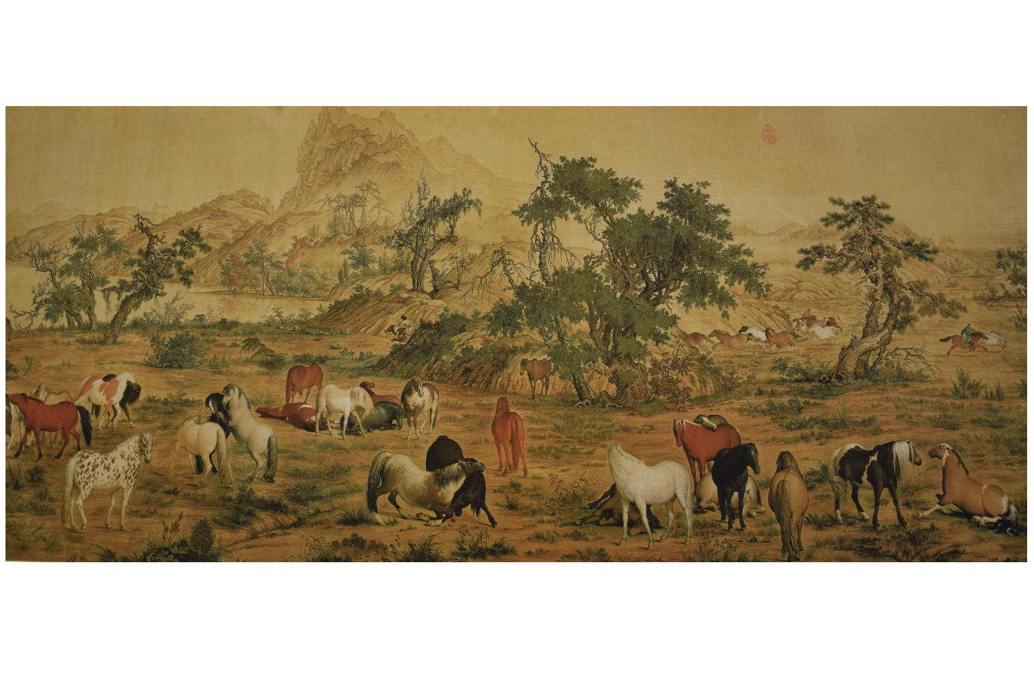郎世宁传世珍品卷本百骏图将在英国罗斯柴尔德拍卖行公开拍卖