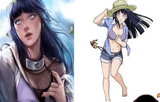火影忍者：4个油画风格女忍者，画风不可描述，未成年人慎入