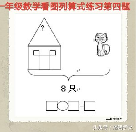 一年级数学看图列算式练习,十分重要,家长一定