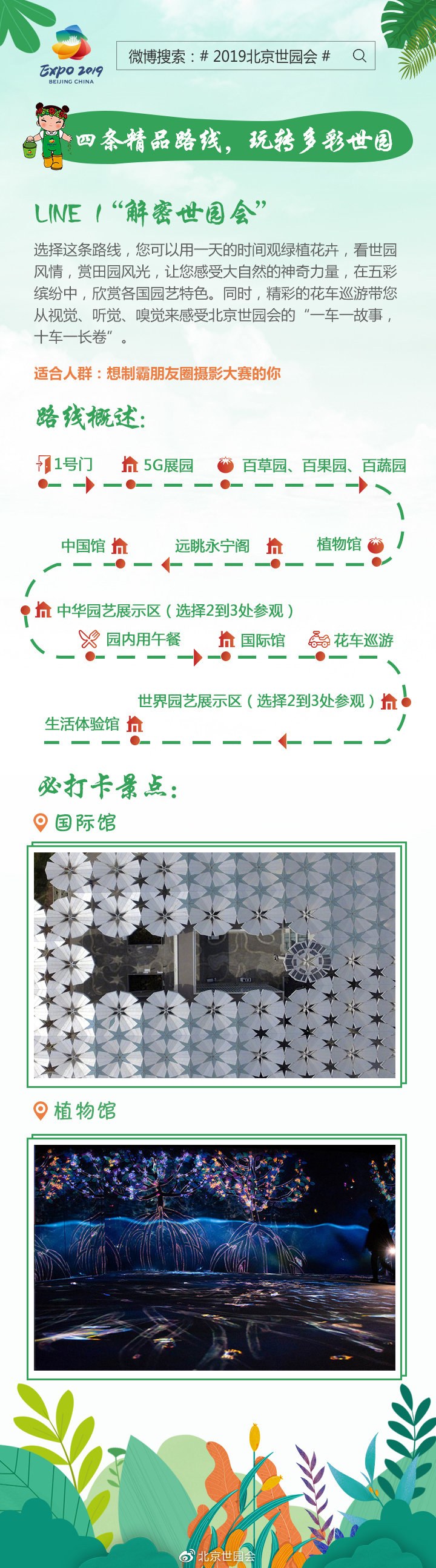 北京世園會(huì)怎么玩 四條線路供參考