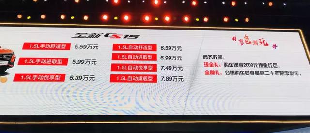 颜值爆灯,有军工品质的全新CS15仅售5.59万元起