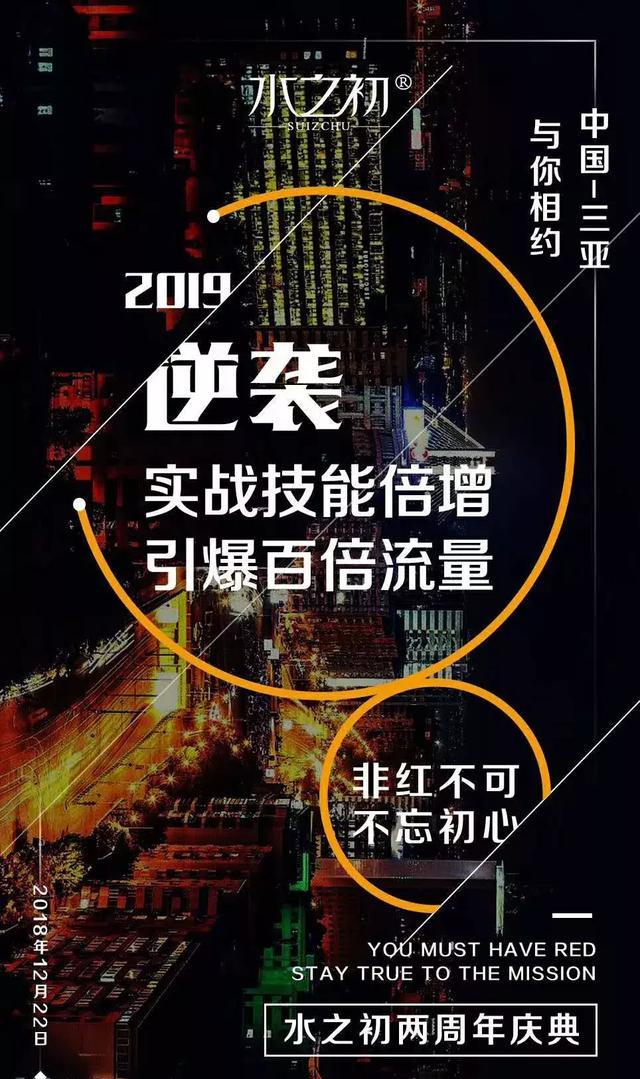 水之初2019年千人年會，與你相約三亞，賓至如歸的一場盛宴！