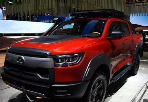 长城全新皮卡亮相，配把差速锁，全时四驱，万要迷倒一片