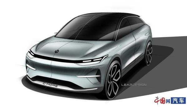 零跑汽车发布C平台概念车设计图 实车将亮相上海车展