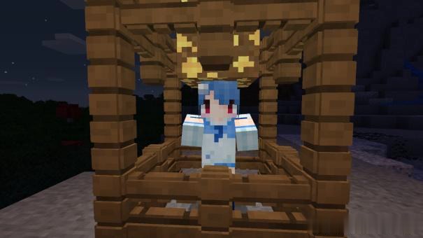 Minecraft 哔哩哔哩材质包 小白拿着小电视 22娘变