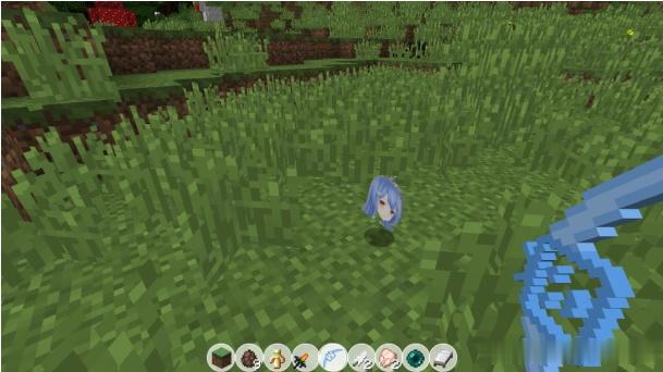 Minecraft 哔哩哔哩材质包 小白拿着小电视 22娘变