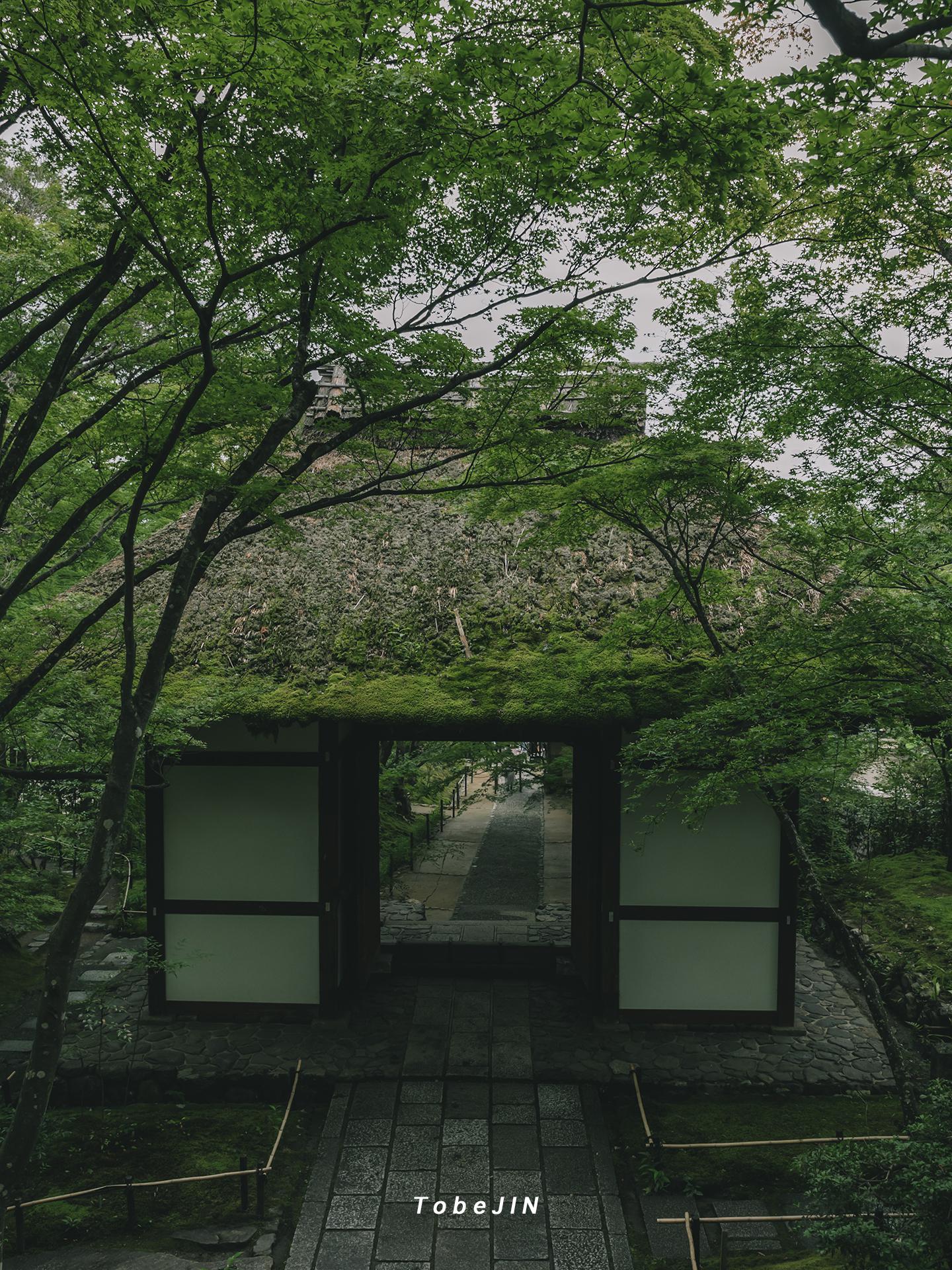 京都的常寂光寺，一座簡樸的寺院