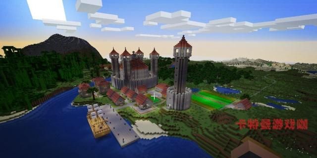 我的世界 最适合生存的城堡地图 整个村庄在城堡里