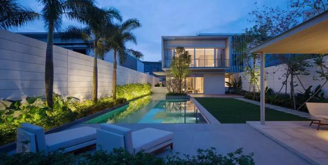 宁静自然的空间向往，使三亚海棠湾晋园拥有了非凡的别墅之美