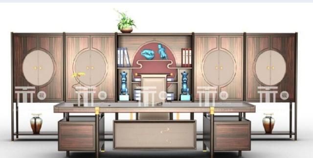 新中式办公家具 传统文化内涵和现代美感的结合