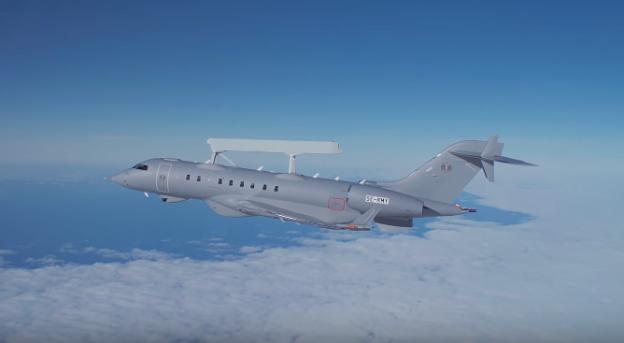 萨博全球眼第二架完成首飞，公务机配上平衡木天线，开拓新领域