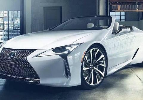 雷克萨斯LC敞篷概念车的官图
