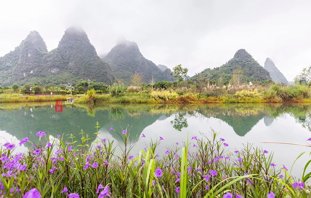 桂林山水的精华竟藏在这里，还能透过天空之镜，看20元人民币背景