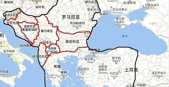 匈牙利地图高清中文版