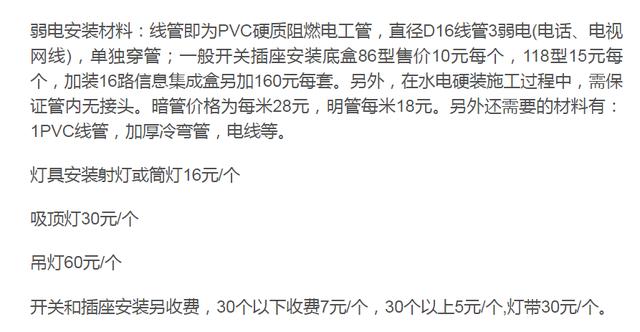 跑遍建材市场，熬夜整理2019水电装修材料（清单+报价）！速马！