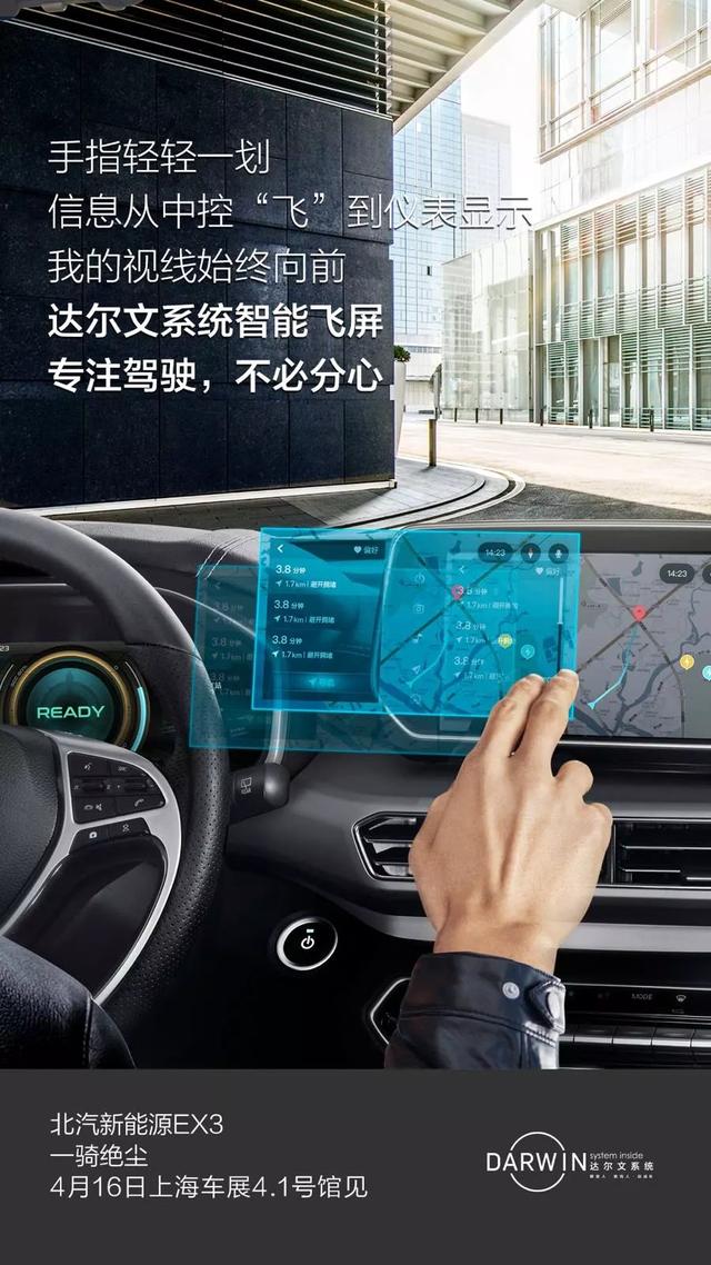 一骑绝尘 北汽新能源EX3 4月16日上海车展即将发布