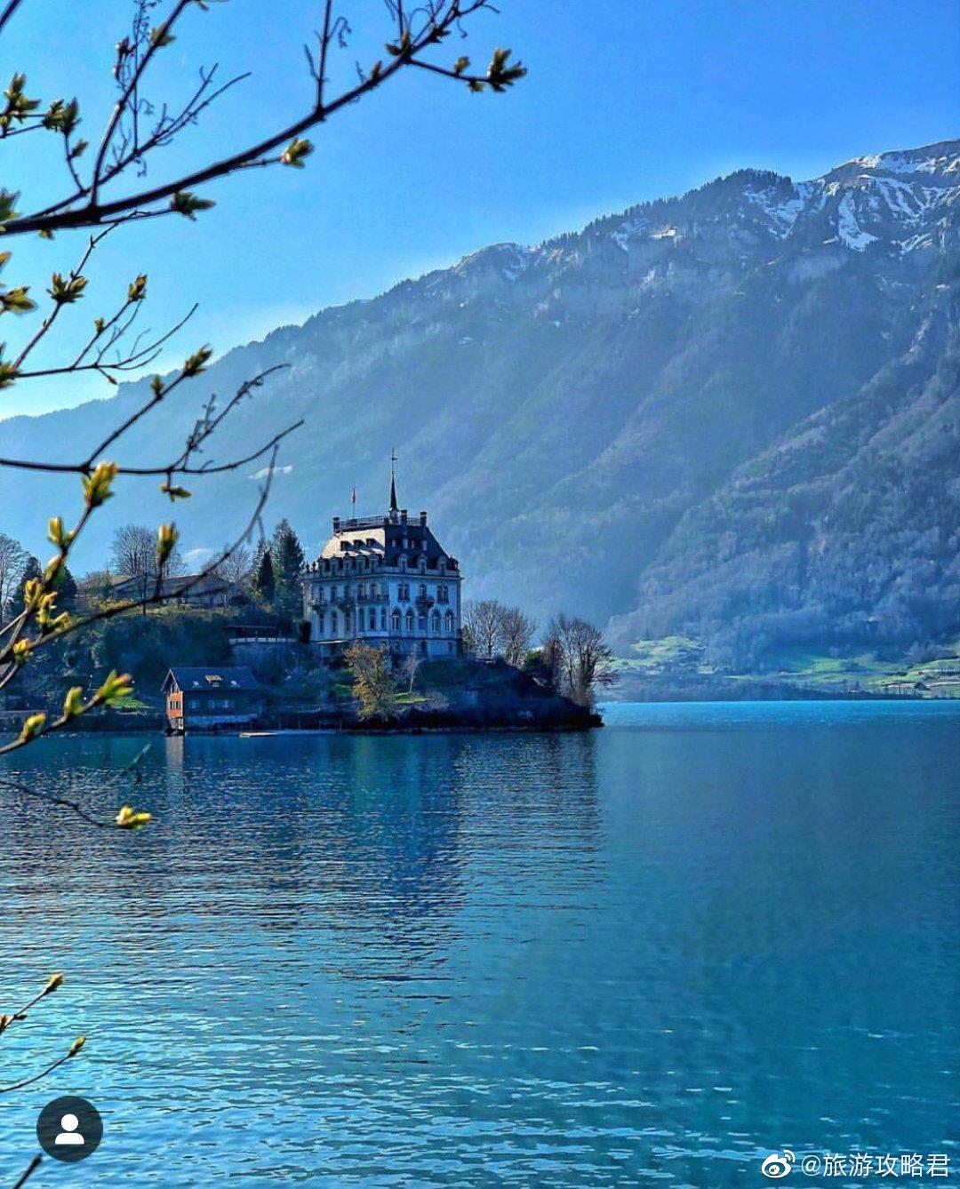 瑞士伊斯特瓦尔德 湖畔的仙境 .
