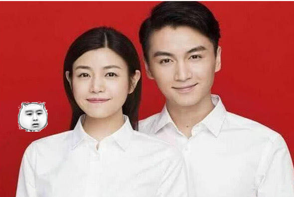 明星结婚照对比,黄晓明夫妇够搞怪了,撒贝宁