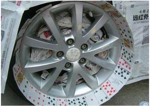 车轮毂刮花了怎么办？别着急，以下教你3个步骤，轻松解决问题