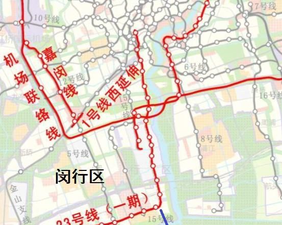 探讨上海地铁23号线的走向:南下奉贤困难较多,但有几方面的益处