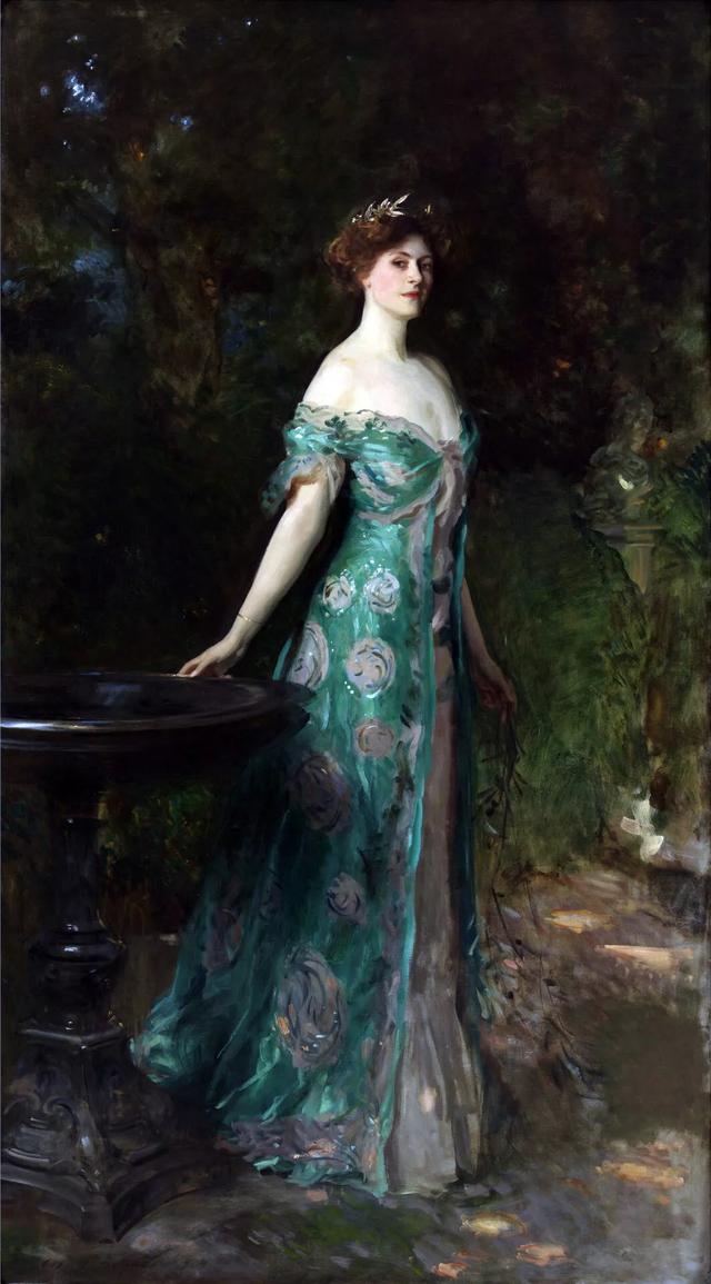 美术欣赏之画家萨金特笔下的欧洲贵族女子油画作品