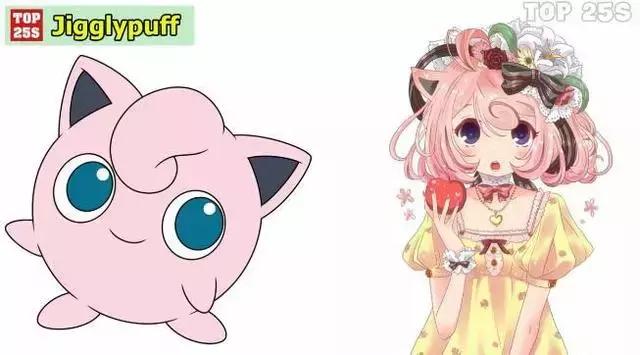 日本画师萌娘化“精灵宝可梦”，胖丁简直超可爱~|精灵|神奇宝贝|画师_新浪网