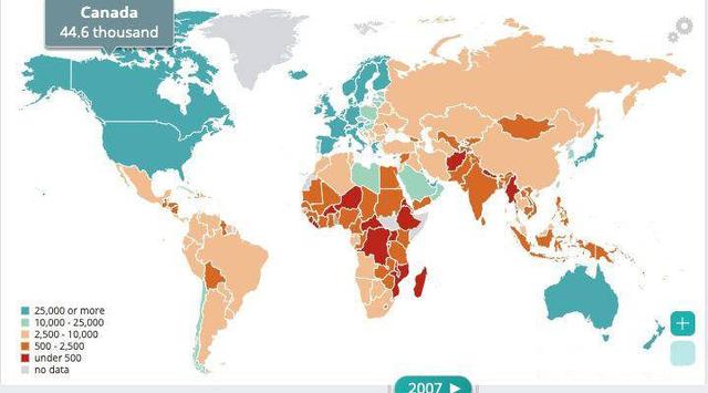 2019年中国人均GDP或将突破1万美金,开始向