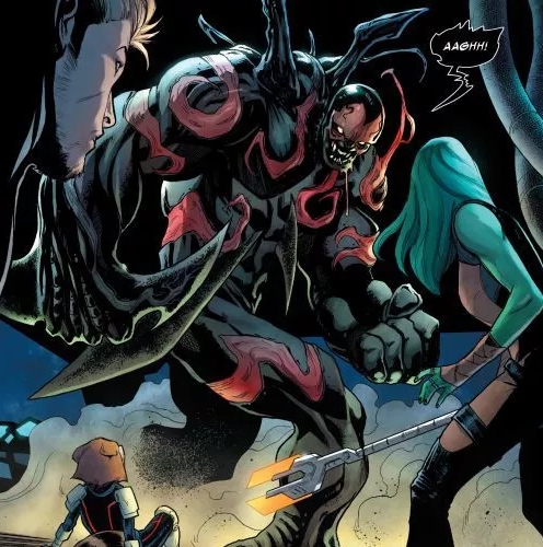 当漫威超级英雄成为了毒液,格鲁特画风突变,金刚狼所向披靡!