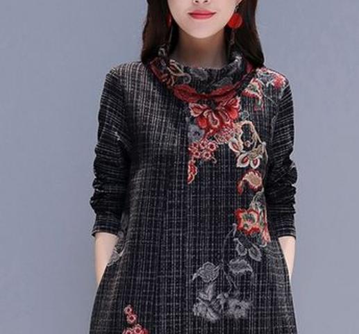 今冬超火的:高级羊毛裙,搭双短皮靴,不厚不薄