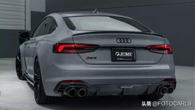 实拍|ABT奥迪RS5 Sportback，水泥灰的最高玩法