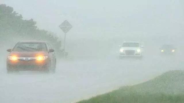 高速行驶突遇暴雨，这时到底开雾灯还是开双闪？很多车主都不知！