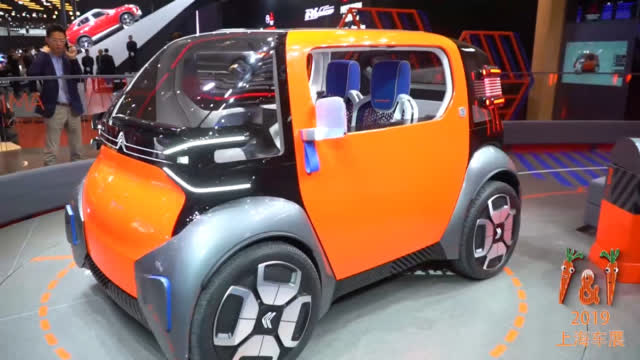 车展上最萌的一枝独秀，雪铁龙AMI ONE概念车实拍！