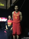 吉克隽逸助威中国男篮