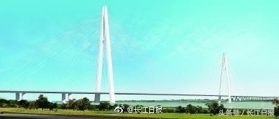青山长江大桥效果图