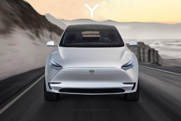 特斯拉Model Y最新效果图曝光 2019上市