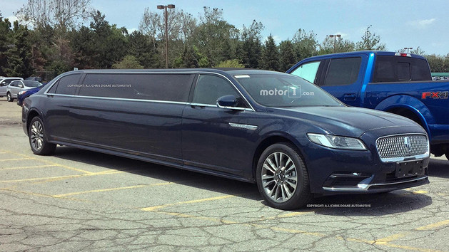 全新林肯大陆加长版谍照曝光 豪华不贵