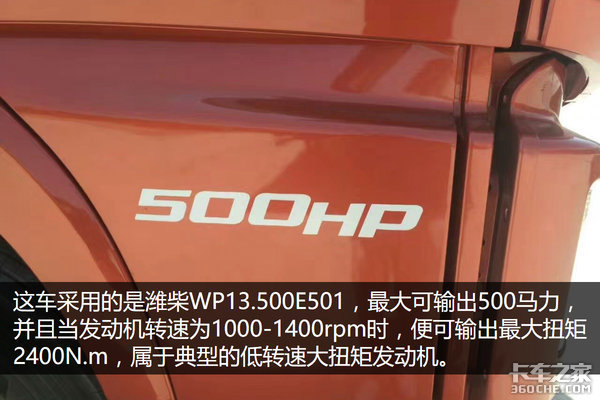 比锡柴机贵1万 配13升潍柴机的JH6来了