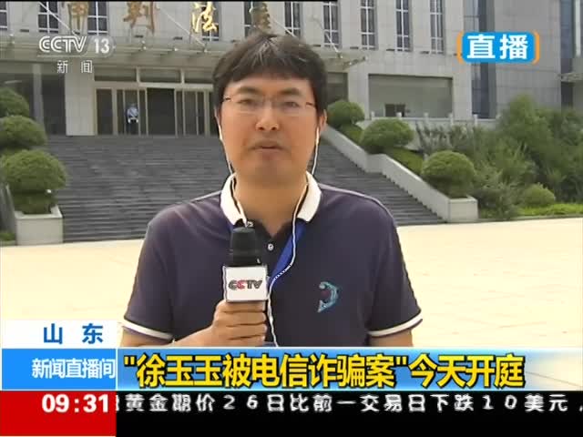 徐玉玉被电信诈骗案 今天开庭