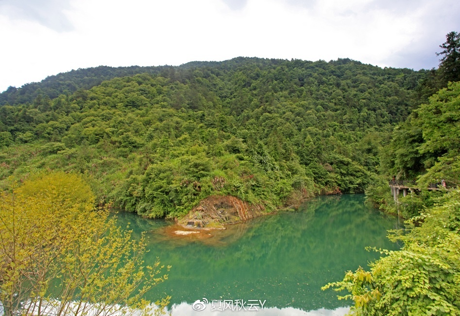 岭头山村玉帘瀑布 三清山脚下藏着个小九寨 - 5