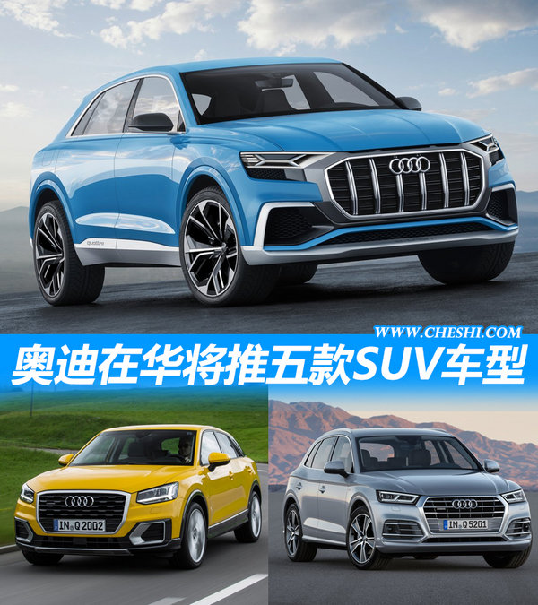 换代/全新车型皆有 奥迪五款SUV即将入华-图1