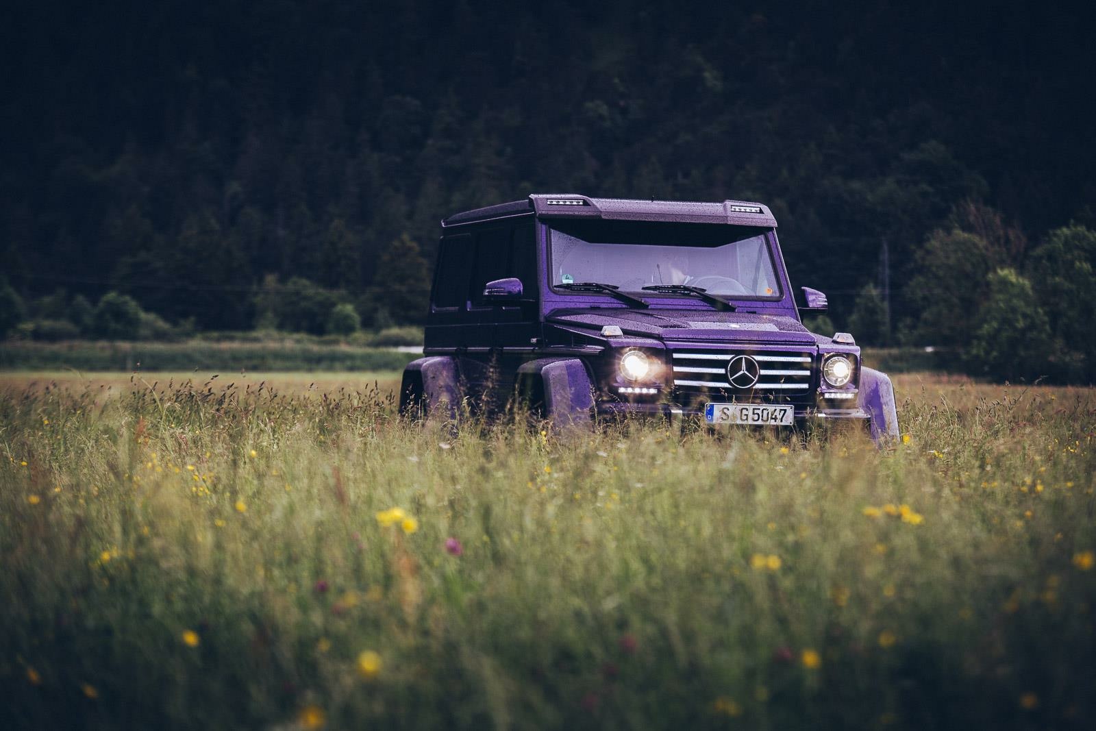 奔驰G500 4x4 年轻就是要野