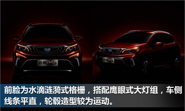 吉利全新小型SUV定名“远景X3” 将于9月上市-图3