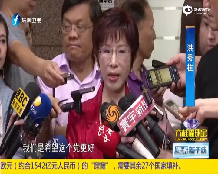 台湾：洪秀柱今日卸下国民党主席职务  前往党部向同仁告别