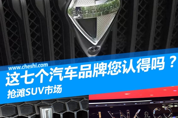 七个新汽车品牌您认得全吗 抢滩SUV市场
