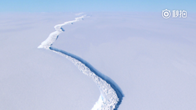 史上最大冰山脱离南极冰架