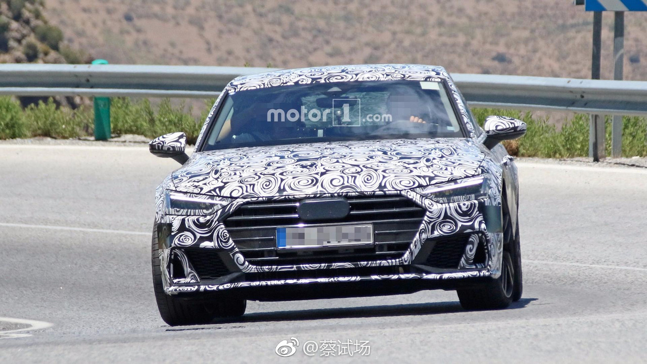  奥迪新一代S7细节曝光：全新S7测试车在欧洲南部曝光