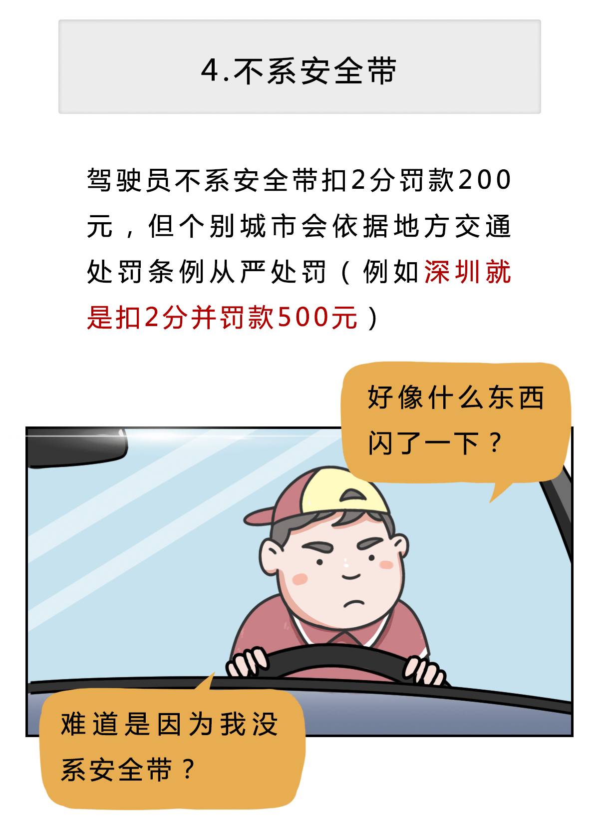 扣6分+罚200元，中国司机最容易中招的6种违章！