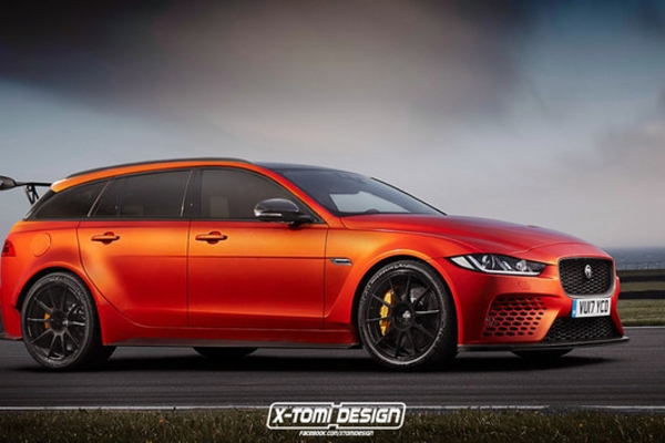 捷豹XE SV Project 8旅行版假想图曝光