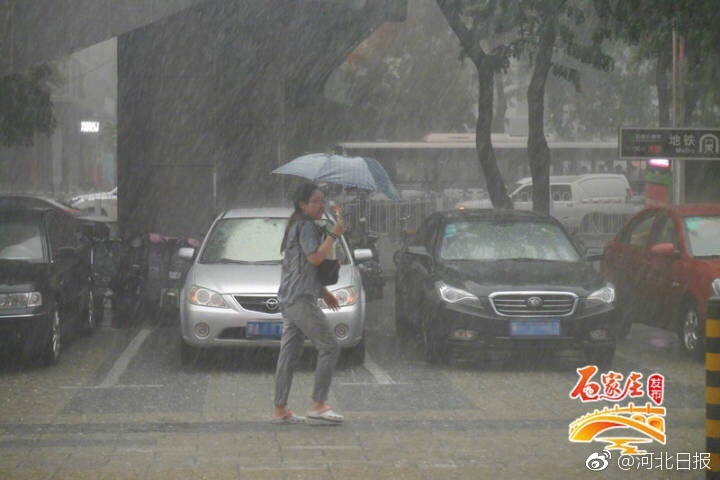 石家庄气象台发布雷电黄色预警!有中到大雨