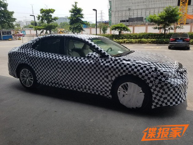 国产全新凯美瑞谍照曝光 沿用海外设计